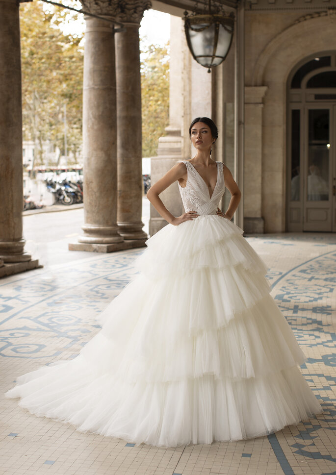 Vestidos de novia con tul