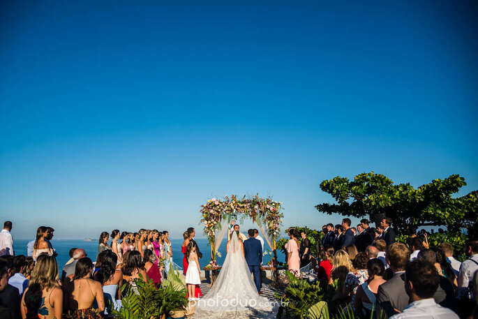 Casamento de frente para o mar no Rio de Janeiro