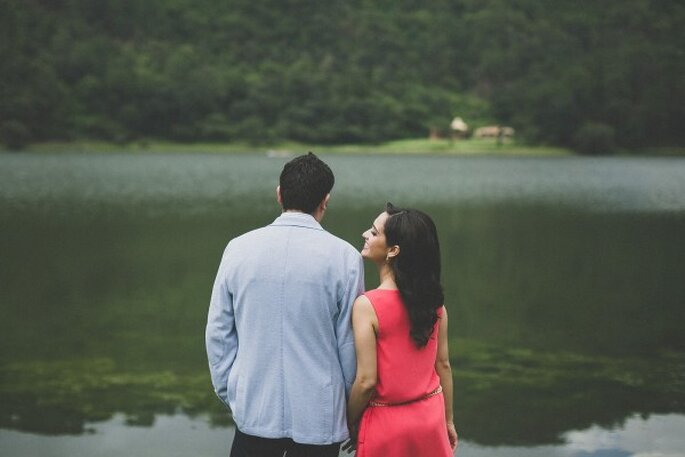 Sesión de fotos pre boda de Martha y Edgar en Sierra Lago Resort & Spa - Foto Pepe Orellana