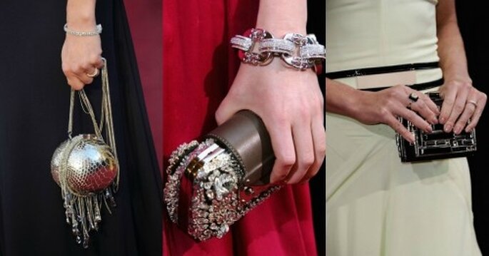 Accesorios para llevarte a una boda, inspiración en los Oscars 2012. Foto. Oscars 2012