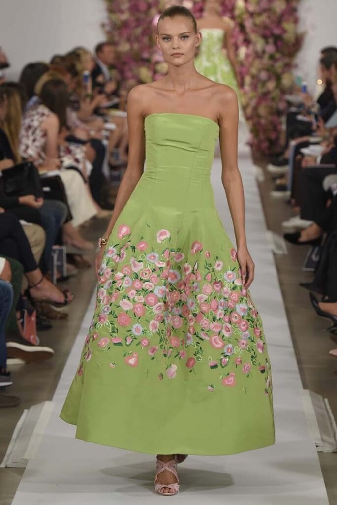 Luce perfecta y con un estilo sin igual: Enamórate de los vestidos de fiesta  primavera 2015 de Oscar de la Renta