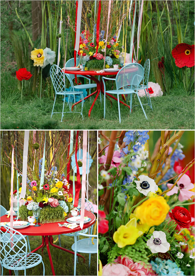 Decora tu boda con una inspiración en un jardín fantástico - Mikki Platt