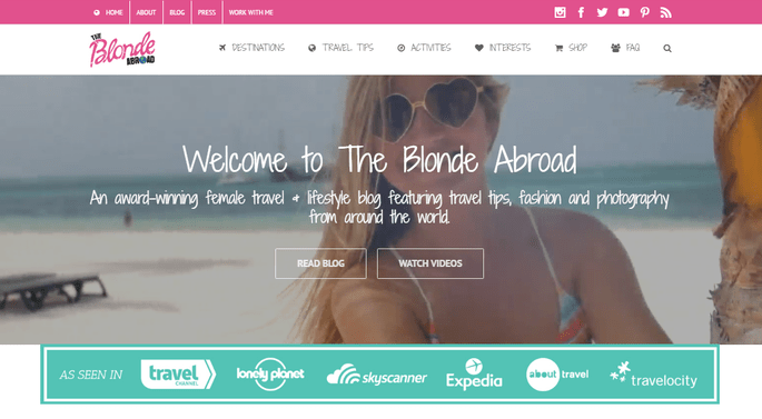 The Blonde Abroad
