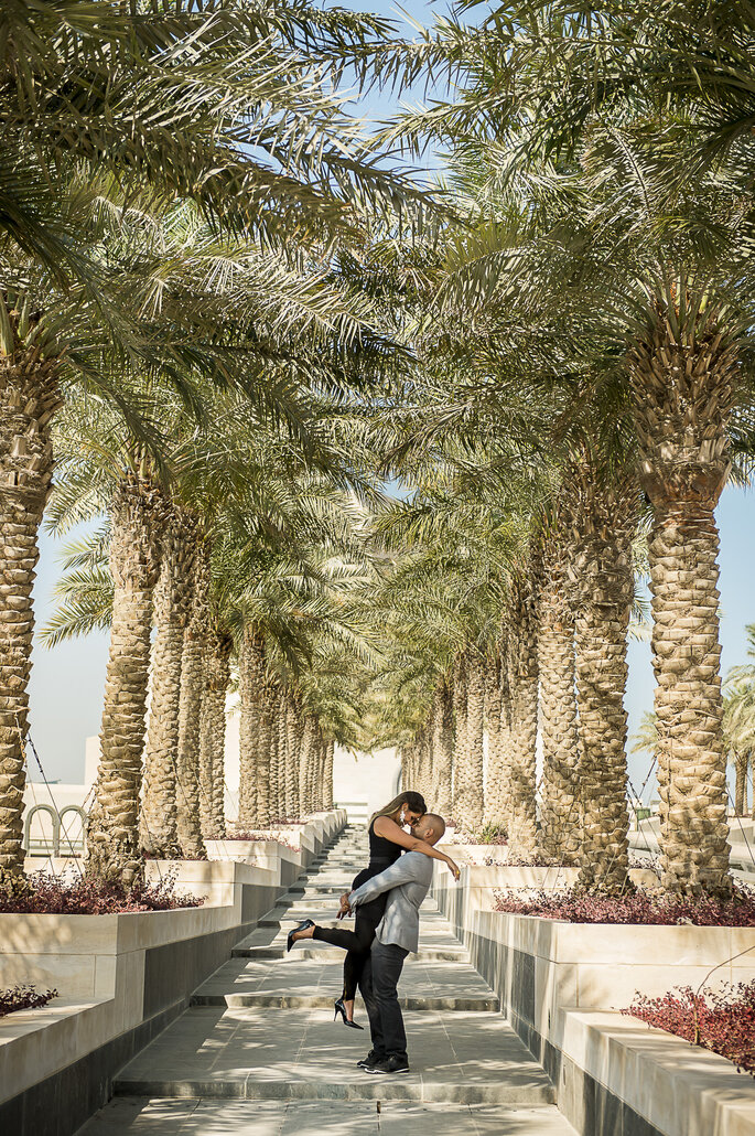 Ensaio pré wedding no Qatar