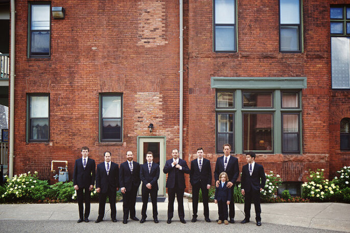 Mariage chic et raffiné à l'usine Ford. Photo: Jeffrey Lewis Bennett