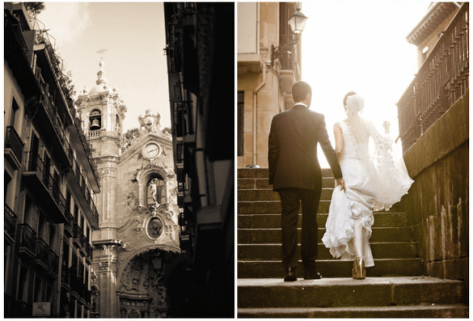 Real Wedding: Una mágica boda en San Sebastián, España - Foto Aaron Delesie