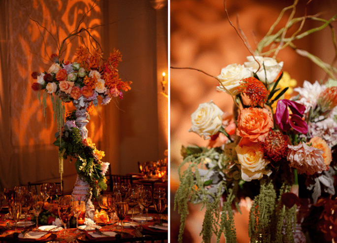 Los centros de mesa con flores más elegantes para 2014 - Foto Yvette Roman