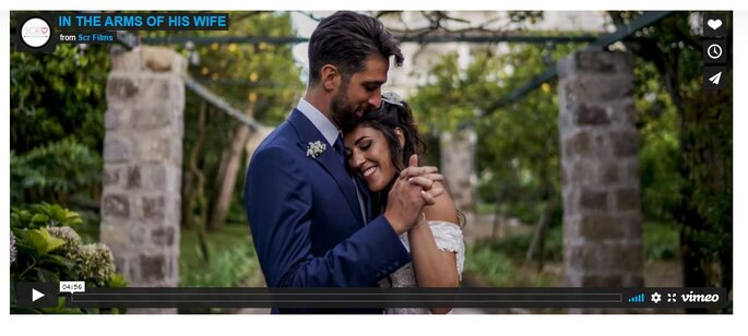 frame SCR FILMS, sposi abbracciati in un ballo