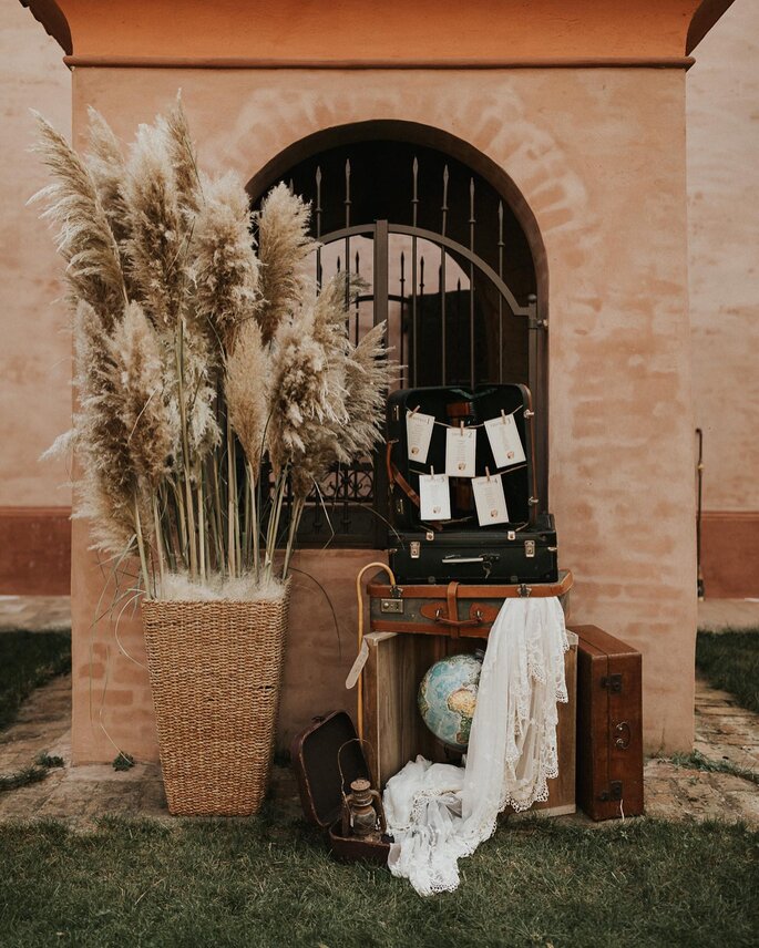 tableau de mariage vintage