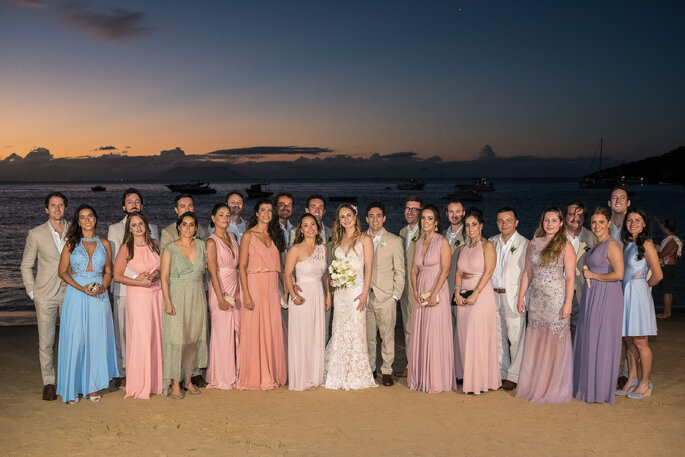 Fotos de casamento na praia