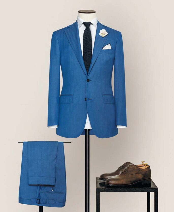 Anzug von Alferano blau