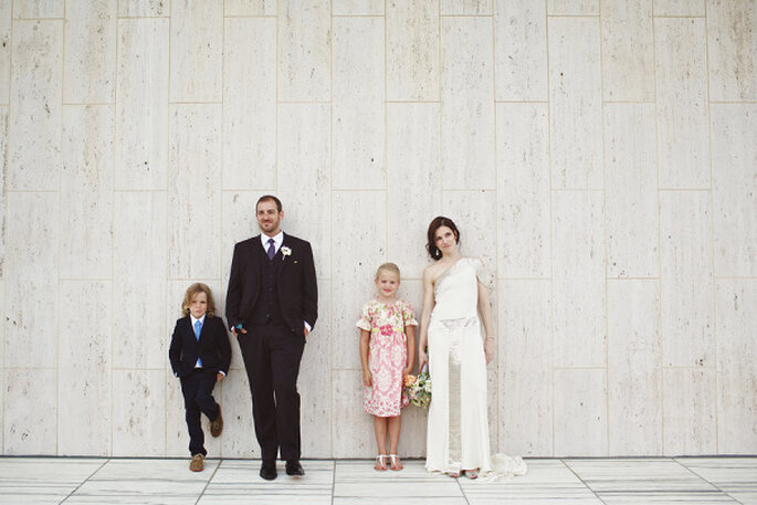 Mariage chic et raffiné à l'usine Ford. Photo: Jeffrey Lewis Bennett