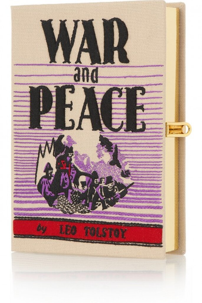 Bolso de fiesta con forma de libro "War and Peace" - Foto Olympia Le-Tan