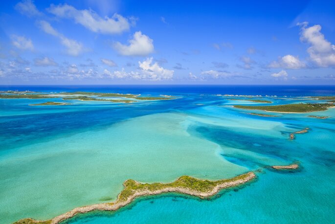 Les Bahamas vues du ciel, voyage de noces avec So Traveling