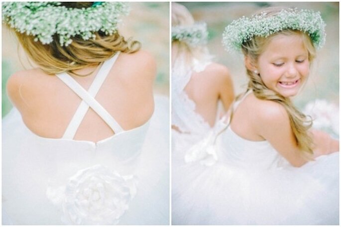 Encantadores vestidos en lindos colores para tus pajes de boda - Foto Amalee Bridal