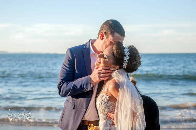 Destination wedding na beira da praia em Florianópolis