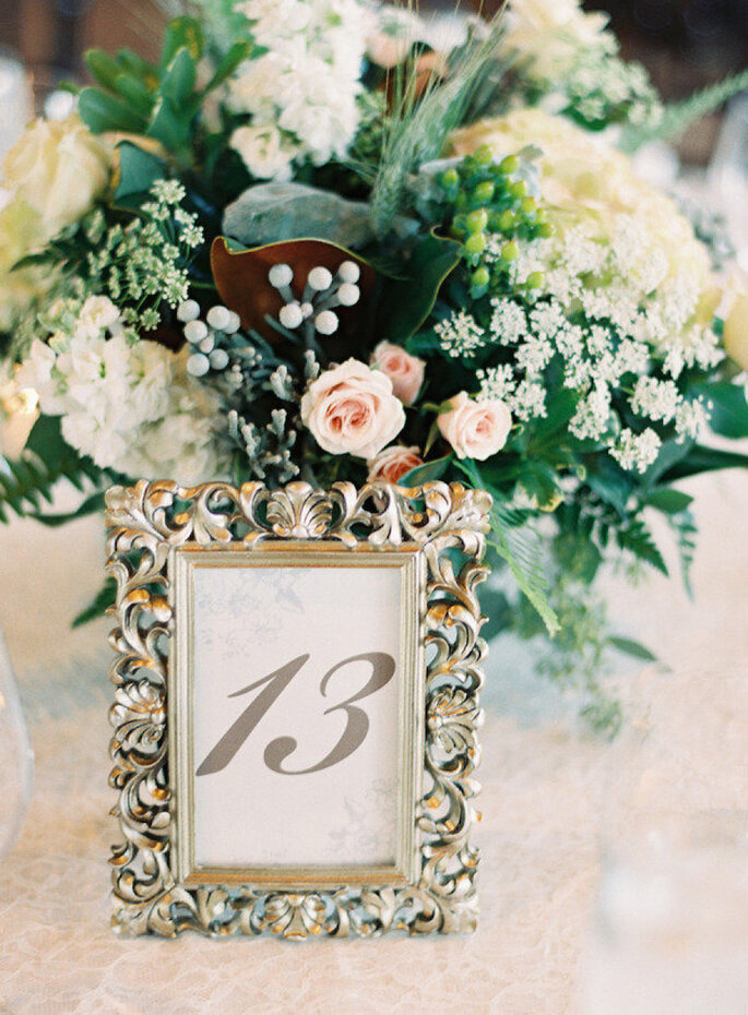 Decoración de boda con marcos y portarretratos - Clary Photo