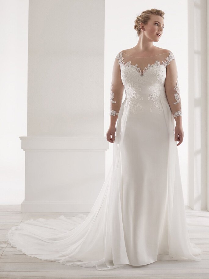 80 vestidos de novia tallas grandes 2023: consejos y diseños ideales