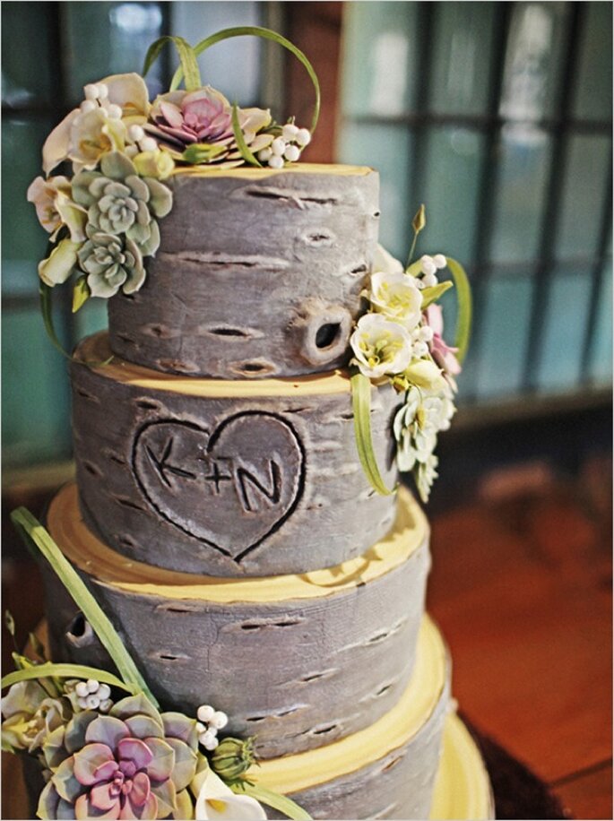 Los mejores pasteles de boda con estilo rústico - Foto Sergio Mottola