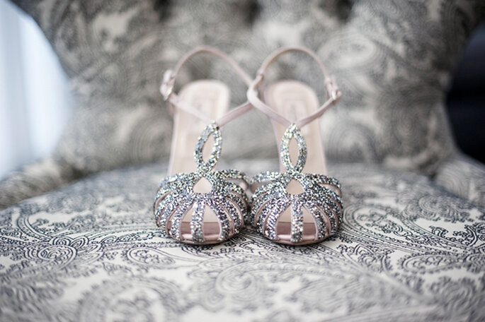 Presume tus increíbles tacones de novia - Foto Justin & Mary