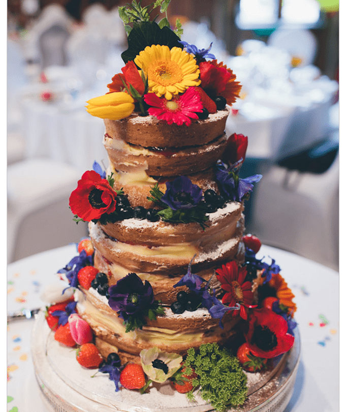 El naked cake, la tendencia más deliciosa en pasteles de boda - Foto We Heart Pictures