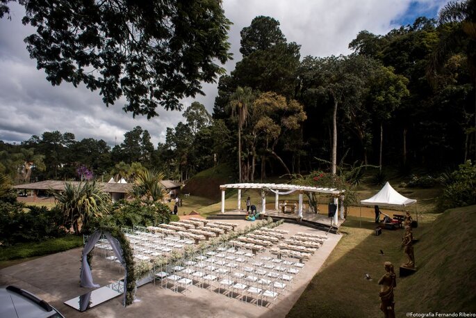 Espaço para casar ao ar livre em São Paulo