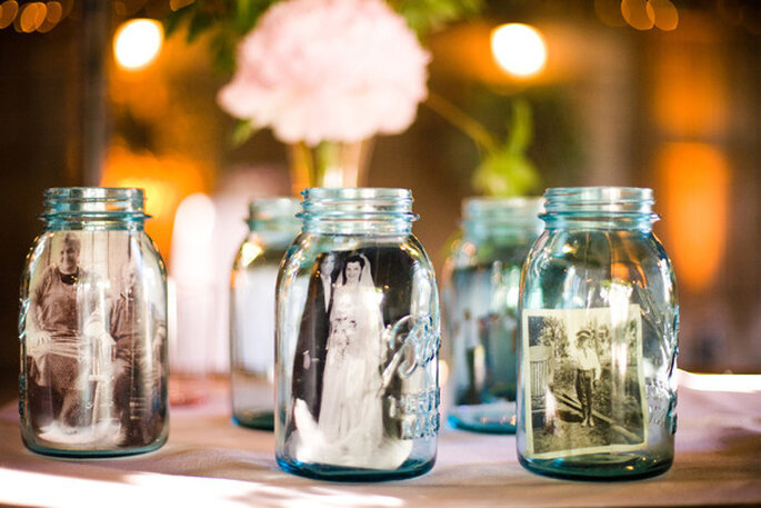 Las ideas más originales para usar los masón jars en tu boda - Jessamyn Harris