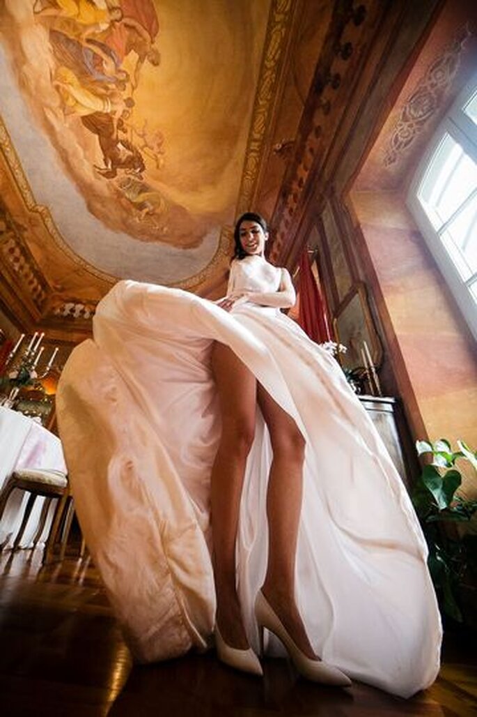 gambe della sposa