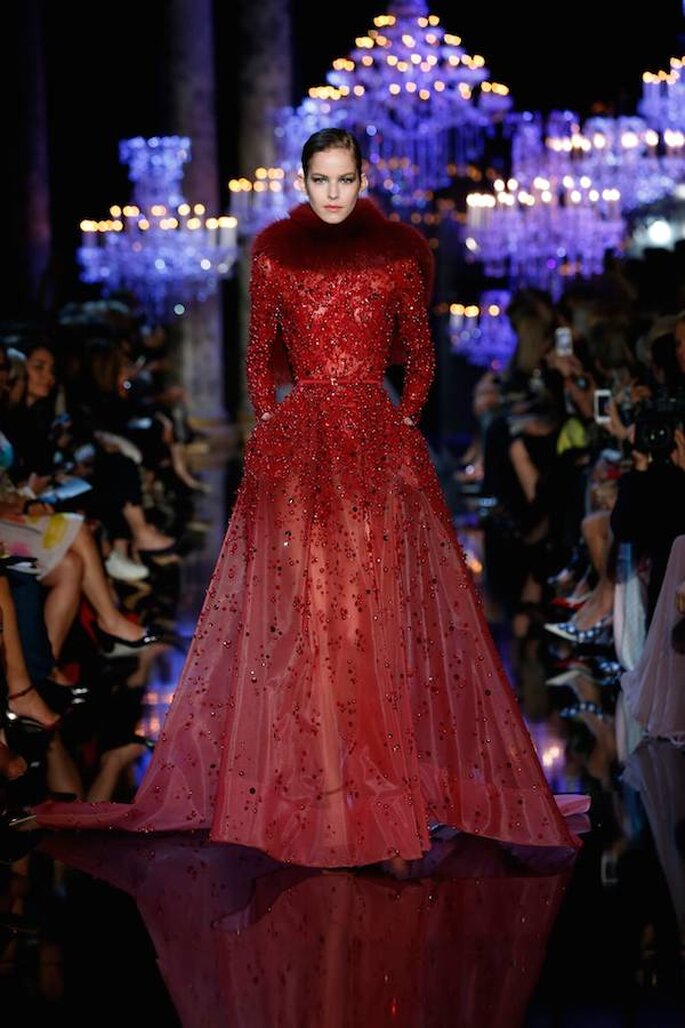 Vestidos de fiesta alta costura otoño 2014 - Foto Elie Saab