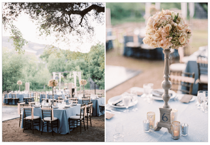 Los centros de mesa con flores más elegantes para una boda en 2014 - Foto Ryan Ray