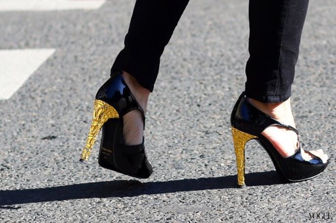 Zapatos Tom Ford. Foto  Vogue Street Style Paris 