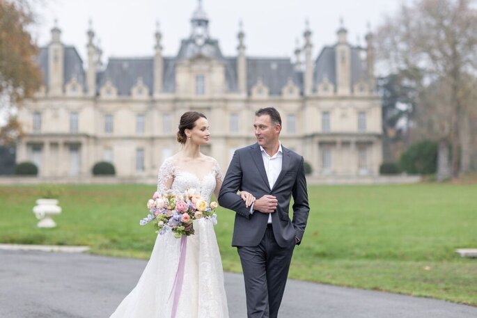 Profitez de la magie des extérieurs pour votre mariage au Château de Saint-Martin-du-Tertre