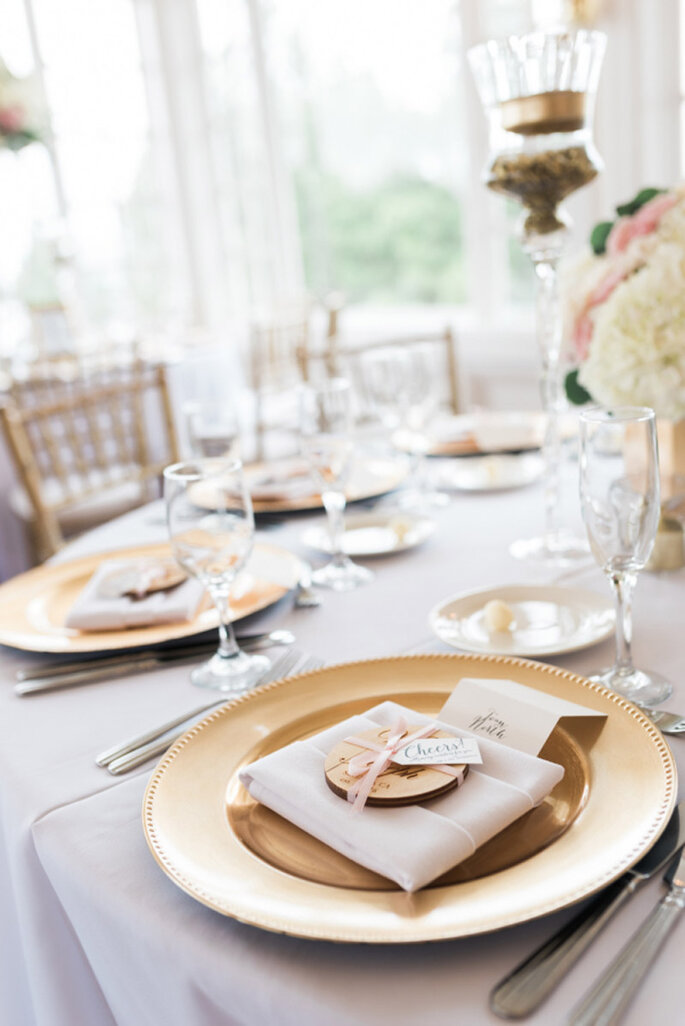 Ideas para marcar las mesas de boda