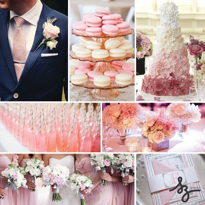 Blush pink, el color más romántico para tu boda