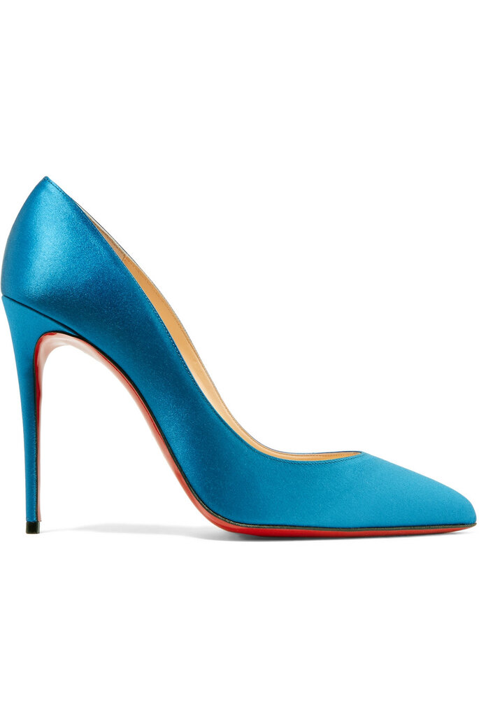 chaussures de mariage de couleur bleues 