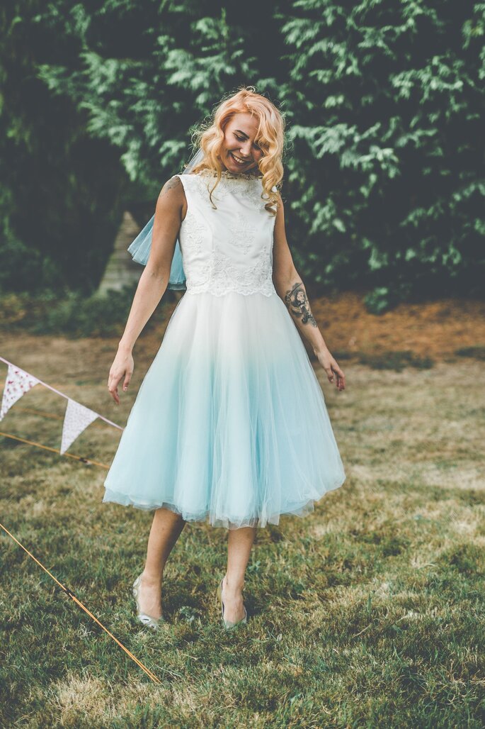 Vestidos de novia tie dye.