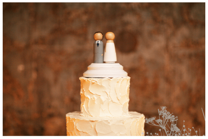 Muñequitos divertidos para el pastel de bodas - Foto Melissa Schollaert