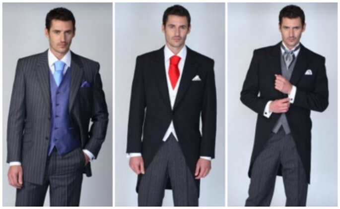 Tres elegantes trajes de novio de la firma Rubinstein