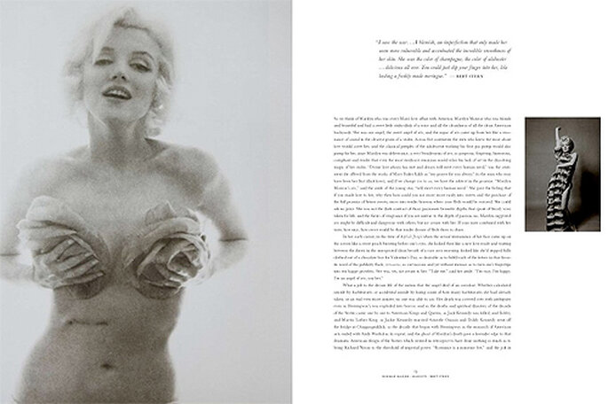 El nuevo libro de TASCHEN sobre Marilyn recoge textos sobre su vida del escritor Norman Mailer. Foto: Taschen