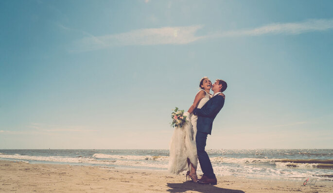 photo de mariage sur la plage