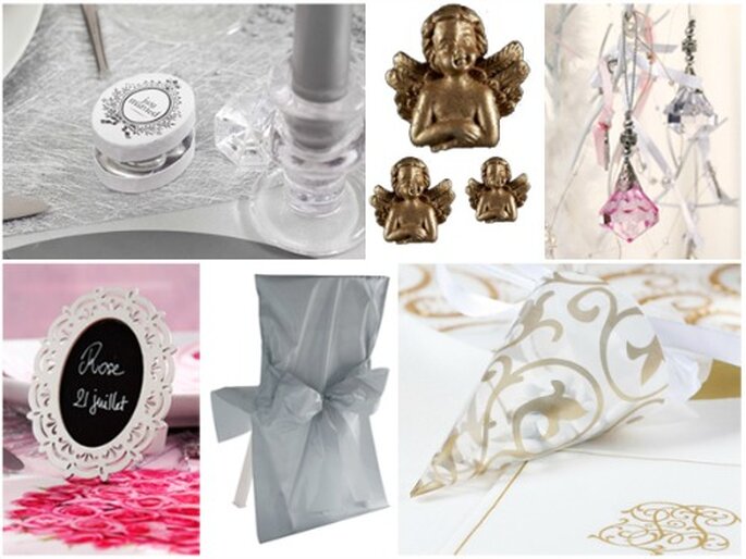 Misez sur le style baroque pour votre décoration de mariage 2013 ! - Photo : Zoé Confetti