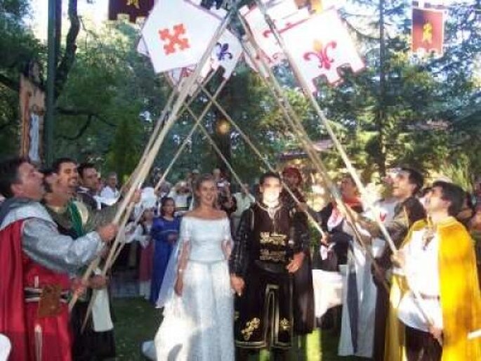 Una boda con estilo Medieval