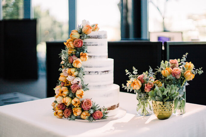 O bolo de casamento