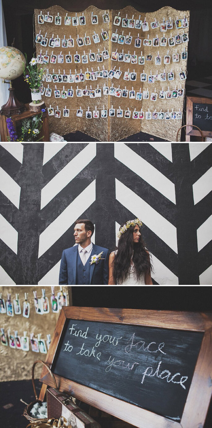 Boda bohemia inspirada en un festival colorido. Foto: Anna Hardy Photography