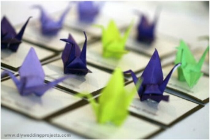 Avec l'origami, donnez une touche unique et personnalisée à votre mariage