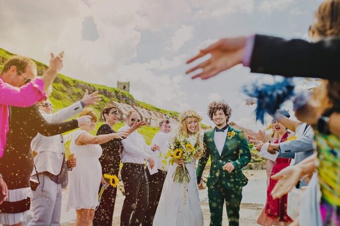 Real Wedding: Una boda hipster chic, con mucho color y tintes bohemios - Foto Fer Juaristi