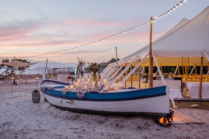 mariage sur plage privée en Corse