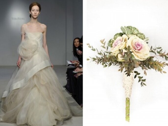 Un ramo de flores para cada tipo de novia - Fotos: Vera Wang y Verderón