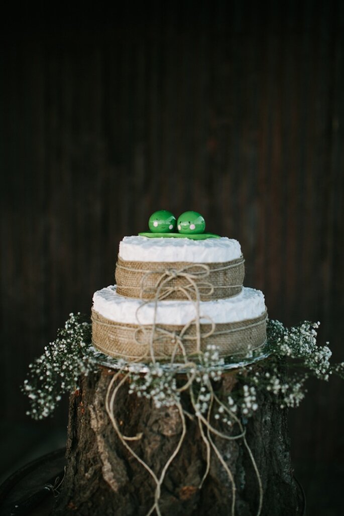 Los mejores pasteles de boda con estilo rústico - Foto Joe and Kathrina