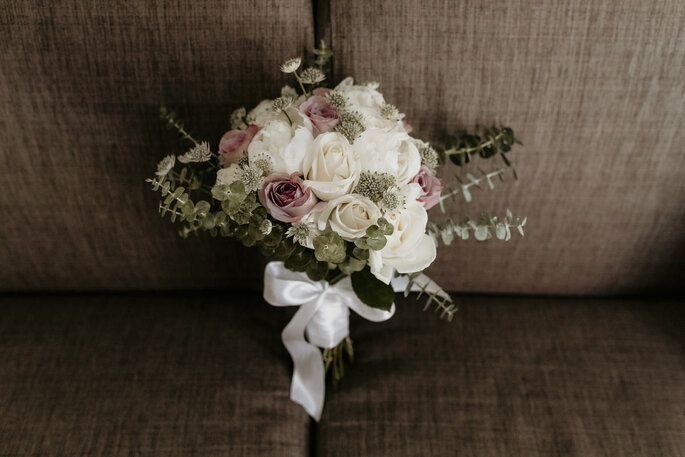 bouquet rose e peonie